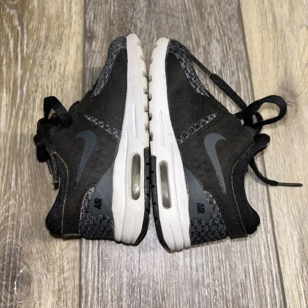 Nike Air Max Zero SE (TD) Black Gray Infant Youth US Size 6C - 922922-004 Shoes